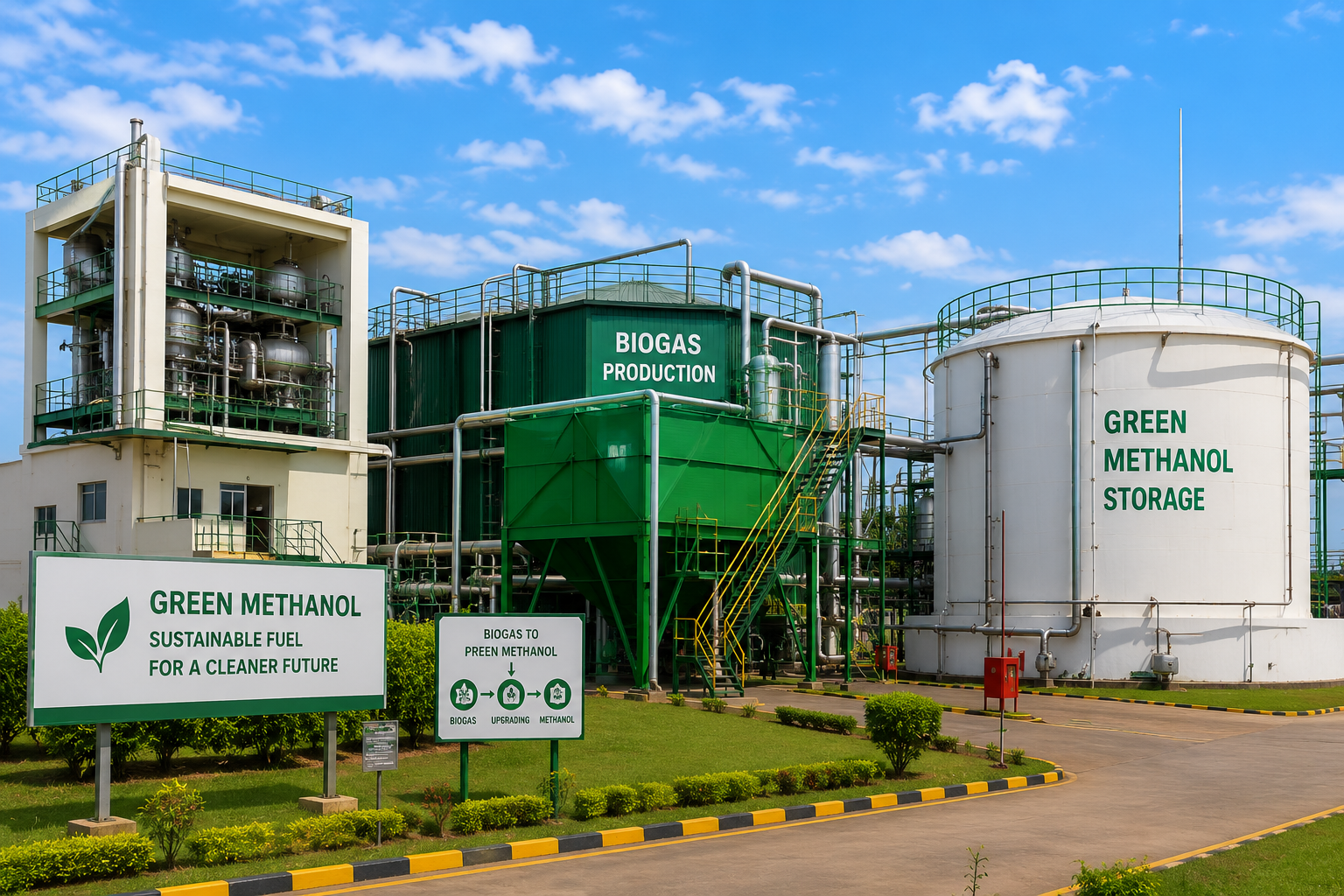 Green methanol research at Kaashyap CleanTech Innovations