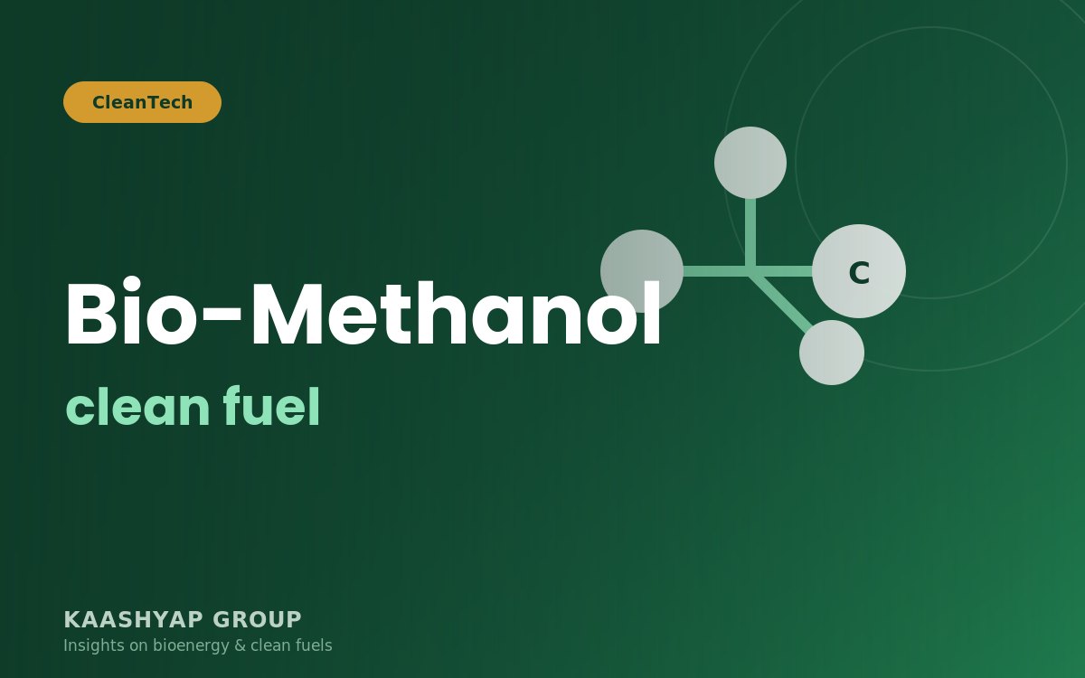 Bio-methanol clean fuel