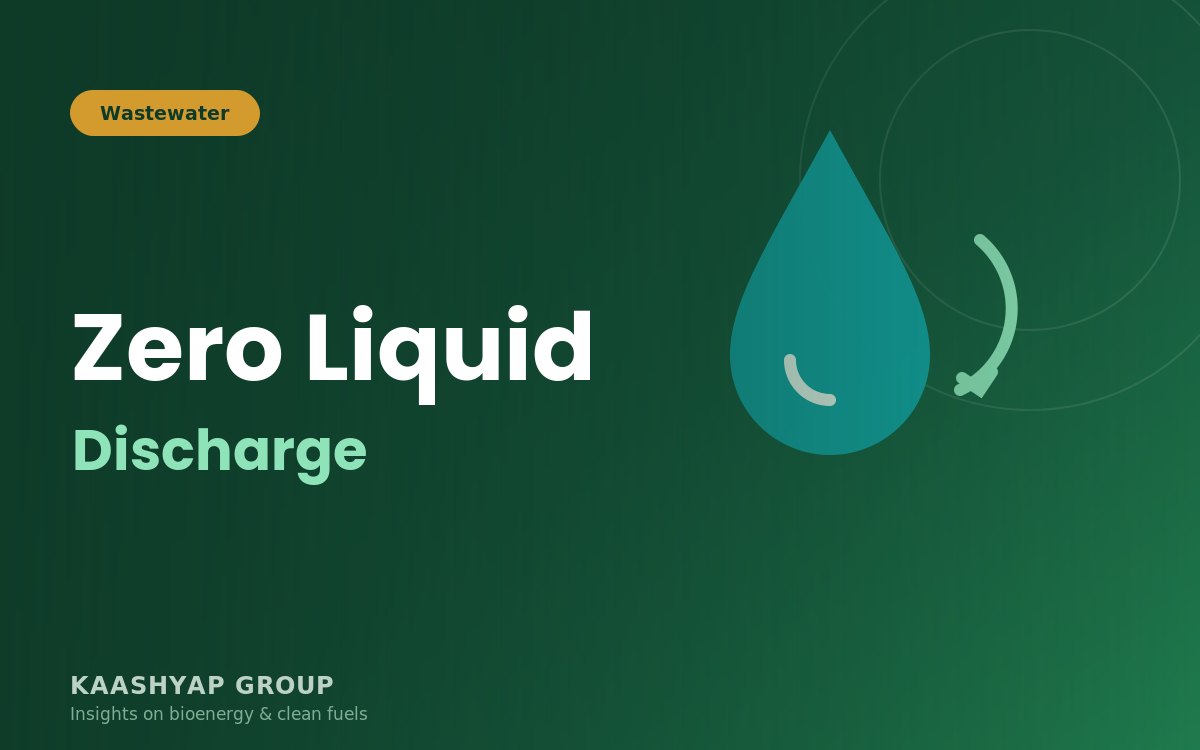 Zero liquid discharge distillery